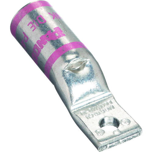 パンドウイット 【2袋販売】PANDUIT 銅製圧縮端子 1穴 幅細取付板 電線サイズ AWG1／0 取付穴サイズ 51..