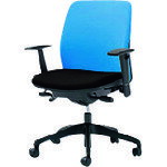 プラス 【別途送料】 【個人宅不可】 PLUS 652146）事務イス カイル KD-HL67SL LB/BK KD-HL67SL LB/BK [1105-4661816]