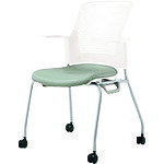 プラス 【別途送料】 【個人宅不可】 PLUS 629441）会議イス チェダーC MB-W53NH LG MB-W53NH LG [1105..