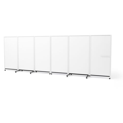 プラス 【別途送料】 【個人宅不可】 PLUS 衝立型ホワイトボード 538044）パーティションホワイトボード 両面ホワイトボード 連結タイプ（6連） PWJ-5418DSK PWJ-5418DSK [1105-4779030]