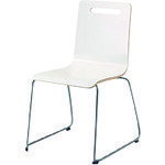 プラス 【別途送料】 【個人宅不可】 PLUS 25046）チェア DC-350 ホワイト DC-350 WH [1105-00007204]