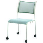 プラス 【別途送料】 【個人宅不可】 JTX 707123）会議イス GKM-50 ホワイト 肘無キャスタ付 GKM-50 WH..