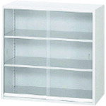 プラス 【別途送料】 【個人宅不可】 PLUS 635819）LX-5 引違いガラス保管庫 L5-E90G-C W4 L5-E90G-C W..