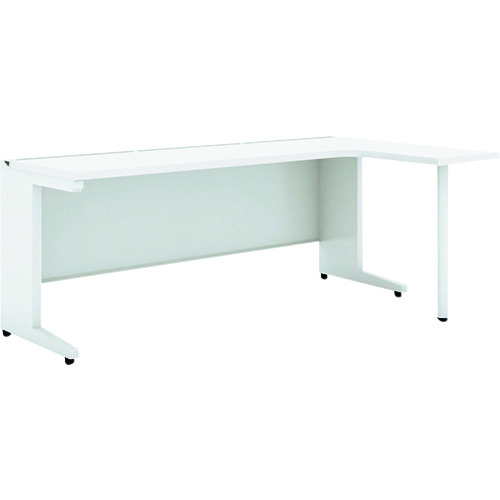 プラス 【別途送料】 【個人宅不可】 PLUS 779863）US L型平机UR-1812WH-6R W4 UR-1812WH-6R W4/W4 [1105-00012928]