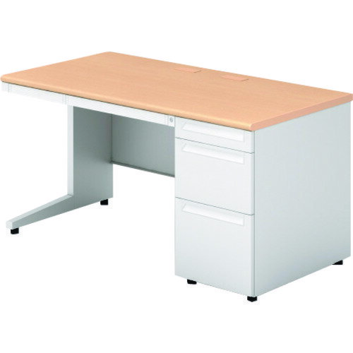 プラス 【別途送料】 【個人宅不可】 PLUS 669603）US 片袖机 US-NS147D-3 WM/W4 US-NS147D-3 WM/W4 [1105-00013245]