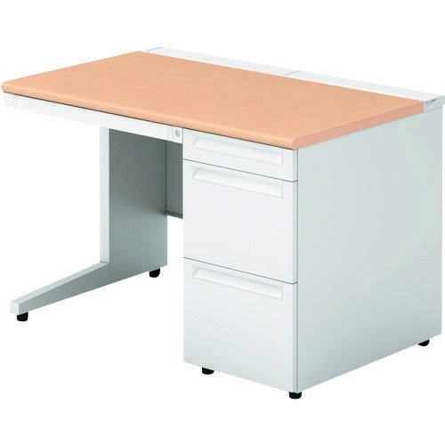 プラス 【別途送料】 【個人宅不可】 PLUS 775573）US 片袖机US-117AL-3 WM/W4 US-117AL-3 WM/W4 [1105..