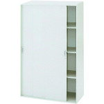 プラス 【別途送料】 【個人宅不可】 PLUS 635712）LX-5 3枚引違い保管庫 L5-140SS W4 L5-140SS W4 [11..