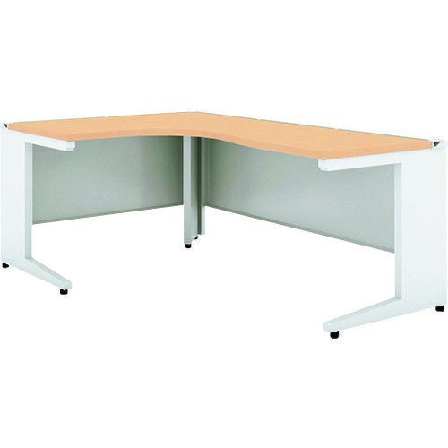 プラス 【別途送料】 【個人宅不可】 PLUS 779945）US L型ワーク机UR-1812W-7L WM UR-1812W-7L WM/W4 [1105-00014352]