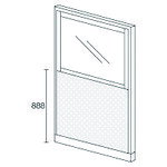 プラス 【別途送料】 【個人宅不可】 PLUS 682263）KIパネルPETクロス透明G KI-1218RG LGY KI-1218RG LGY [1105-00014404]