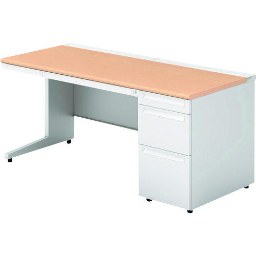 プラス 【別途送料】 【個人宅不可】 PLUS 775597）US 片袖机US-167D-3 WM/W4 US-167D-3 WM/W4 [1105-0..