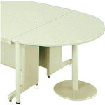 プラス 【別途送料】 【個人宅不可】 PLUS 662360）半円形エンドテーブル LA-7DT-HR L/L LA-7DT-HR L/L..