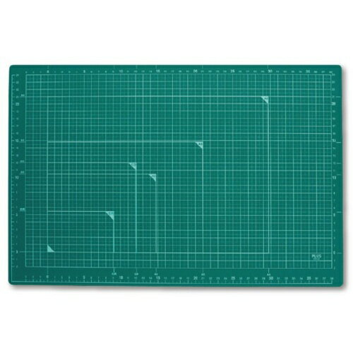 プラス PLUS 48584）カッターマット A3 GR CS-A3 緑 CS-A3 GR [1105-4475598]