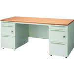 プラス 【別途送料】 【個人宅不可】 PLUS 706503）両袖机ダイヤル錠UJ-167D-33D WMW4 W1600 UJ-167D-3..