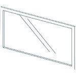 プラス 【別途送料】 【個人宅不可】 PLUS 626373）LFパネル くもりガラスパネル LF-2G106SV-H LF-2G10..