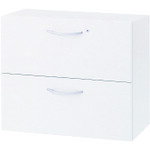 プラス 【別途送料】 【個人宅不可】 PLUS 613827）XF ラテラル保管庫2段 XS-70H-2 W4 XS-70H-2 WH [1105-00016616]