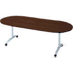 プラス 【別途送料】 【個人宅不可】 PLUS 677774）ロンナ 会議テーブル NN-2110TKO LM/BK NN-2110TKO LM/BK [1105-00016816]