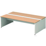 プラス 【別途送料】 【個人宅不可】 PLUS 688037）両面デスク ベースセットST-247SHN-B WM/W4 ST-247S..