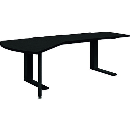 プラス 【別途送料】 【個人宅不可】 PLUS 649343）XF マネージャーデスクXL-X2412M-L BK/BK XL-X2412M..