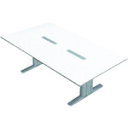 プラス 【別途送料】 【個人宅不可】 PLUS 604200)XF TYPE-L会議テーブルXL-2412KG W4/M4 XL-2412KG W4/M4 [1...