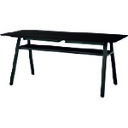 プラス 【別途送料】 【個人宅不可】 PLUS 770070)WF カフェテーブル WF-2410CT-H BK WF-2410CT-H BK [1105-00...