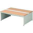 プラス 【別途送料】 【個人宅不可】 PLUS 688007)両面デスク ベースセットST-207SH-6B WM/W4 ST-207SH-6B WM/W4 [...