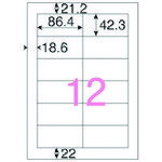 プラス JTX 46682）OAラベルレーザー用SE500枚12面B A124J A124J [1105-5036159]