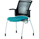 プラス 【別途送料】 【個人宅不可】 PLUS 629522）会議イス チェダーC MB-W61SH SBL MB-W61SH SBL [11..