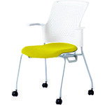 プラス 【別途送料】 【個人宅不可】 PLUS 629680）会議イス チェダーC MB-W53SH CYE MB-W53SH CYE [11..