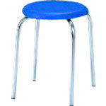 プラス 【別途送料】 【個人宅不可】 JTX 505955）丸イス R-303C ブルー R-303C BL [1105-6218000]