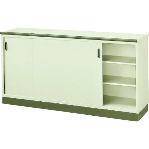 プラス 【別途送料】 【個人宅不可】 PLUS 94505）SK ハイカウンター書庫型 SK-3530 LGY SK-3530 LGY [..