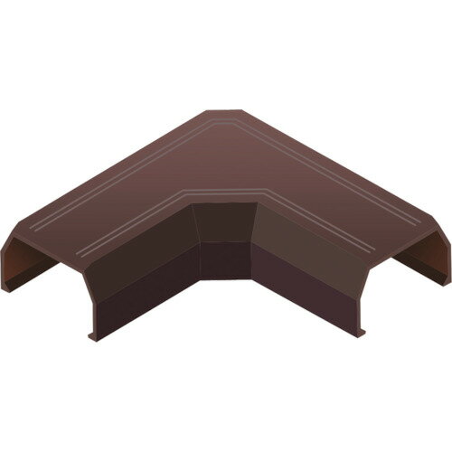 マサル工業 マサル ニュー・エフモール付属品 マガリ 4号 チョコ SFMM49 [1133-4628747]