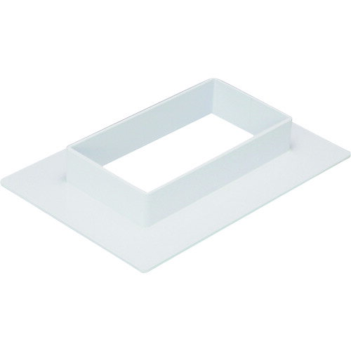 マサル工業 マサル エムケーダクト付属品 フランジ 8号200型 ホワイト MDF8202 [1133-4134613]