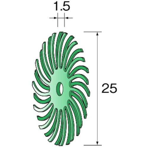 ミニター Minimo ラバーブラシ #50 25 （20個入） NA3552 [1147-0534495]