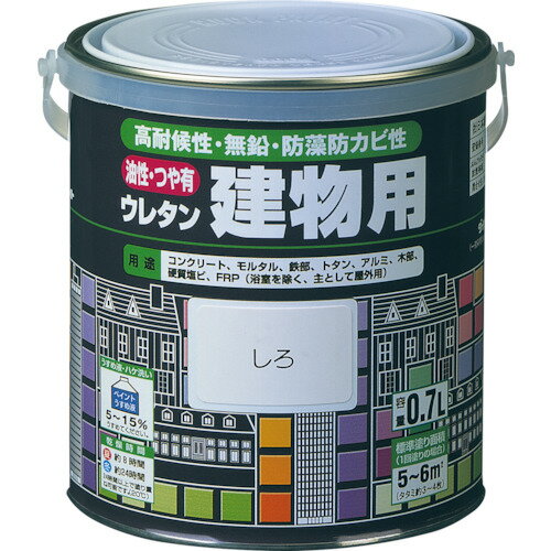 ロックペイント 【6缶販売】ロック 油性ウレタン建物用 うすみどり 1.6L H06-1603 6S [1150-9130336]