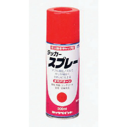 ロックペイント 【48本販売】ロック ラッカースプレー うすねずみ 300ml H62-0804-65 [1150-9625467]