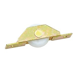 ヨコヅナ 普及品フラッター戸車 鉄枠 ジュラコン車 18 V FDM-0189 [1167-4112195]