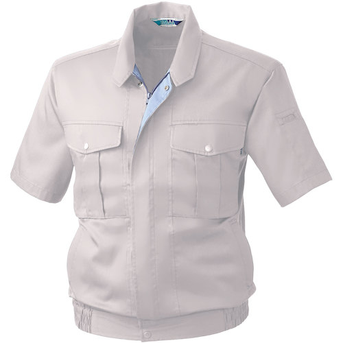 桑和 VA411 半袖ブルゾン ローズウッド LL 411-83-LL [1173-9129075]