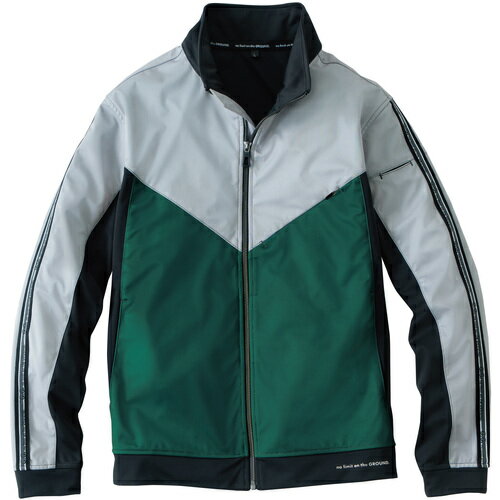 桑和 G.G. 7474-00 防風ストレッチ軽防寒ブルゾン ダークグリーン S 7474-00-109-S [1173-9506395]