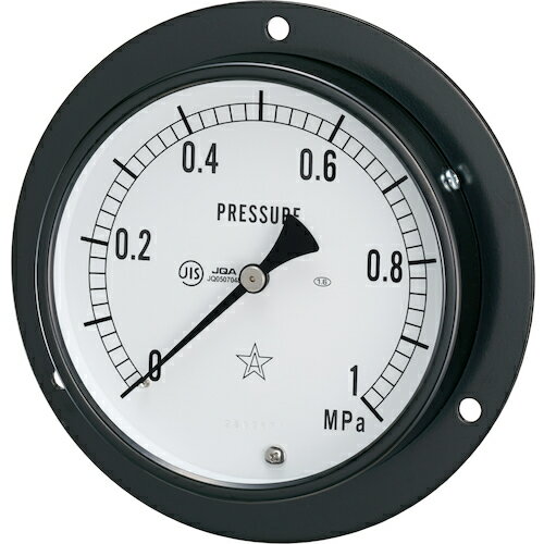 右下精器 右下 一般圧力計（成績書付き、トレーサビリティ無し） G333-211-40MPA-SE [1188-00001661]