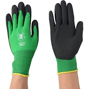 川西工業 川西 塩ビ背抜き手袋 スパイダー グリーン L 1P 2530G-L [1254-4068816]