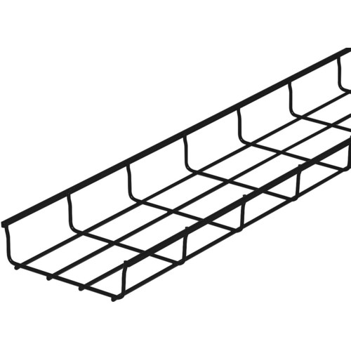 未来工業 【別途送料】 未来 ミラメッシュ（直線ラック）塗装品（黒色）スチール製 SRM6-60K SRM6-60K [1302-9759377]