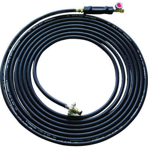 栄精機 【別途送料】 【個人宅不可】 サカエ富士 プロパンバーナー握り付きホース10M G10M [1353-005695]