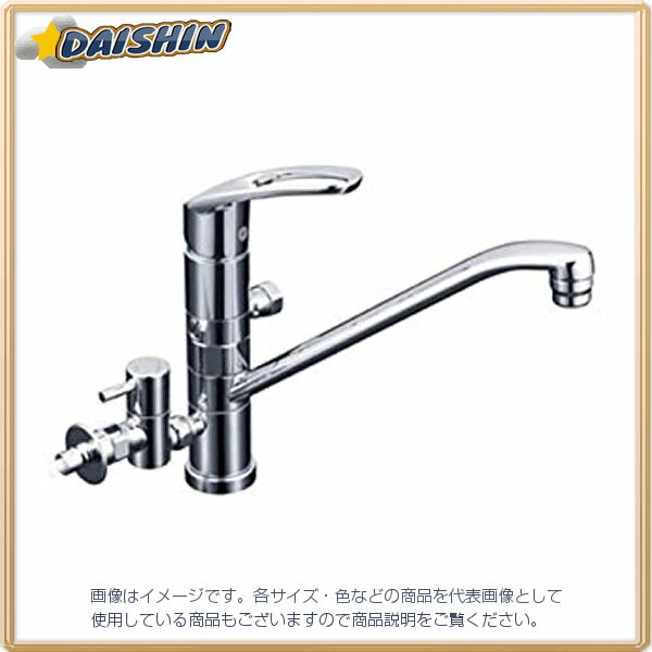 KVK 流し台混合栓 止水栓付 KM5041CTTU2 [1425-800164]