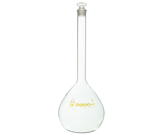 アズワン AS ONE メスフラスコ（全量フラスコ・スーパーグレード）　白　2000mL 6-240-31 [1445-0083683]