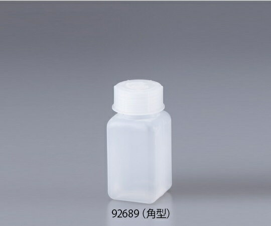 アズワン AS ONE 広口ボトル 92689 角型 1-1324-02 [1445-0024495]