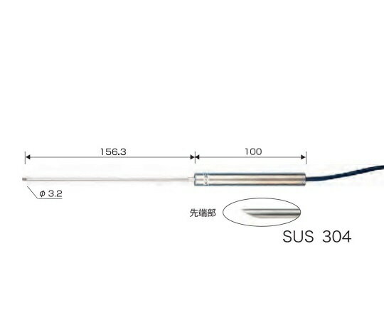 アズワン AS ONE センサプローブIK300S 液体温度測定 1-5522-02 