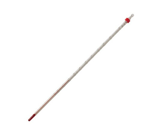 アズワン AS ONE 赤液棒状温度計 0〜+50℃ 1-610-13 [1445-0007540]