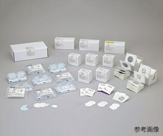 アズワン AS ONE メンブレンフィルター（セルロース混合エステルタイプ）　孔径1μm　100枚入 4-883-03 ..