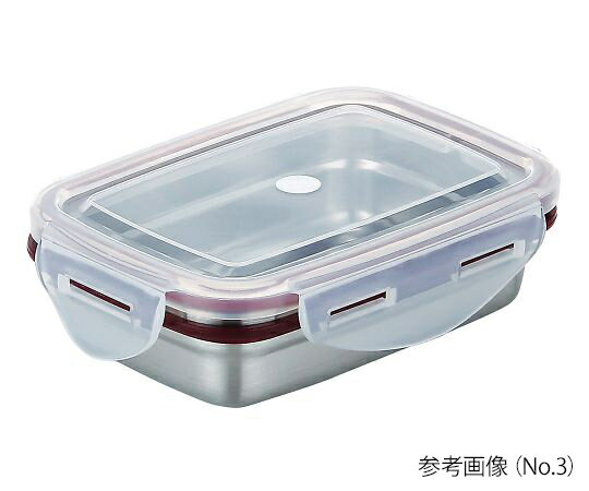 アズワン AS ONE ステンレス角型容器（ロックタイプ）　560mL 3-8850-03 [1445-0076474]