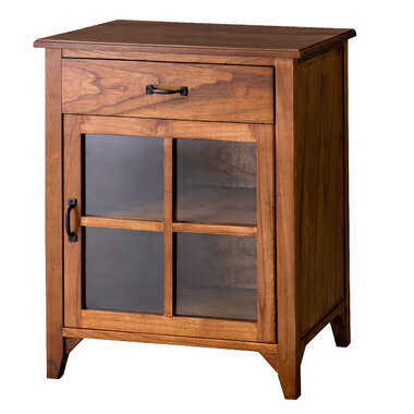 東谷 収納家具 ティンバー ミニキャビネット ブラウン W60×D40×H75 完成品 PM-315 [1456-5217786]